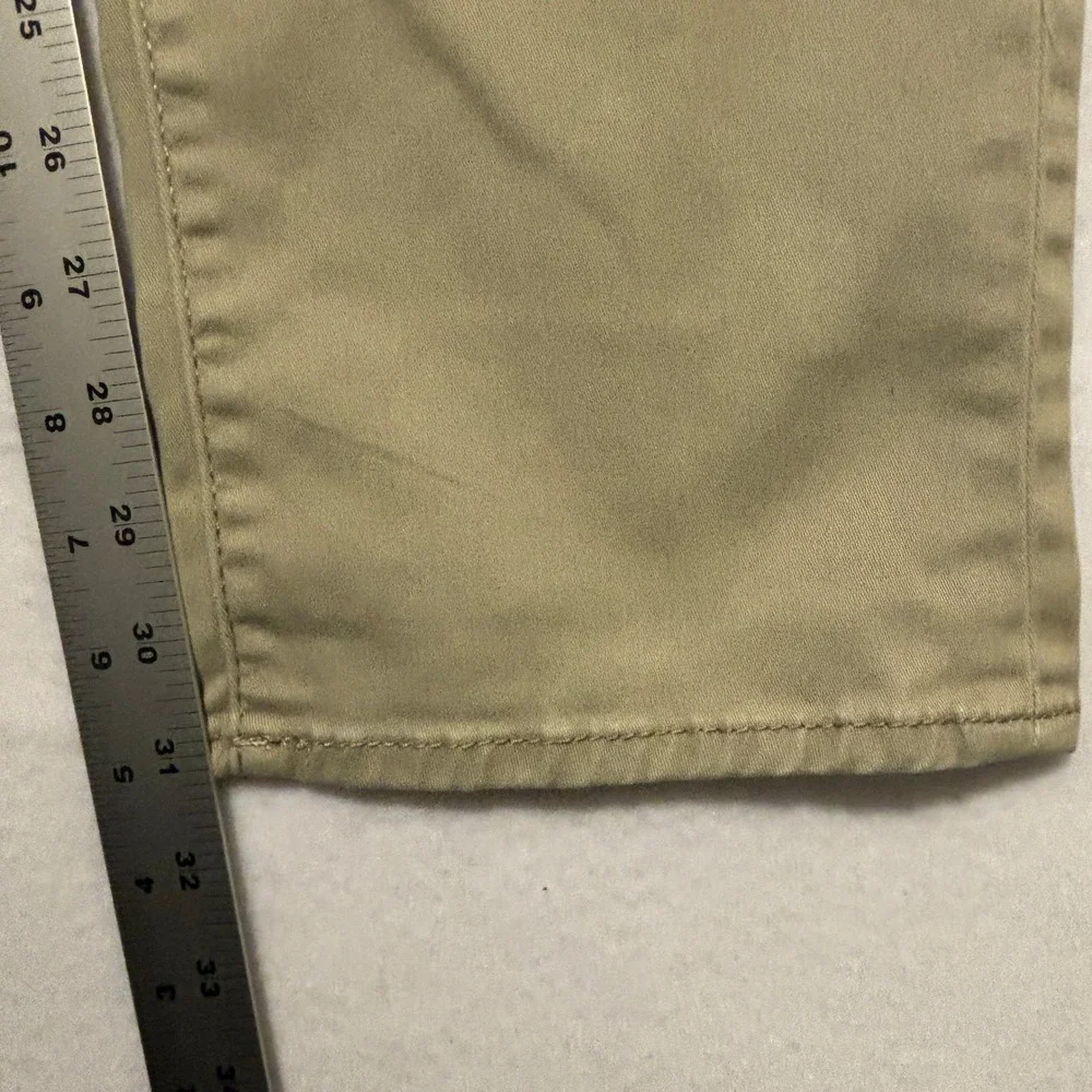 Lee Extreme Motion MVP Mens 34x32 Khaki Straight Tapered Leg Pants
